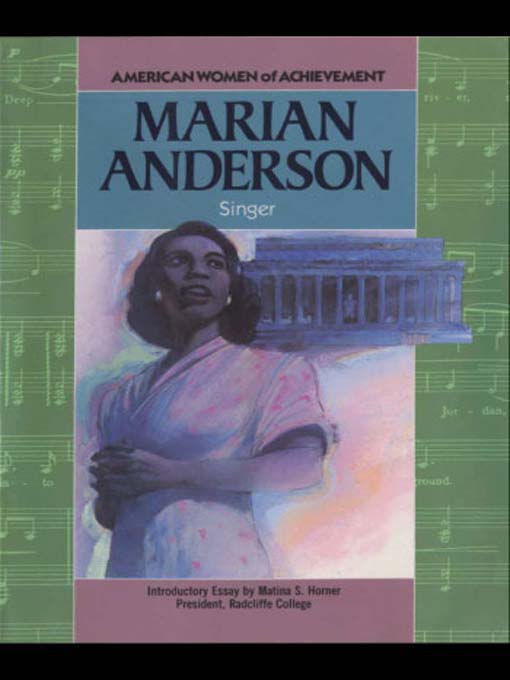 Cover image for Marian Anderson